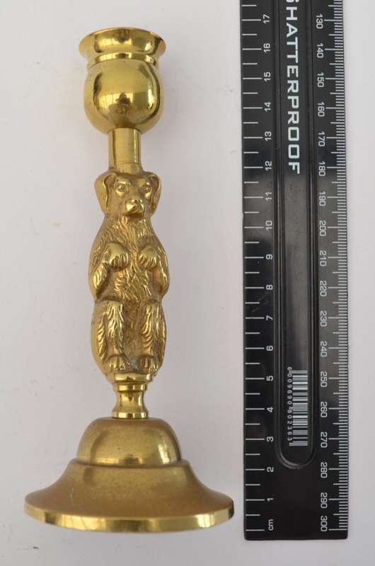 Pair of Brass Candleholders as per photo