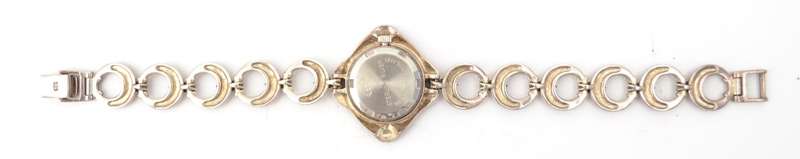 Sterling Silver Marcasite Wrist Watch by H.F. as per photo
