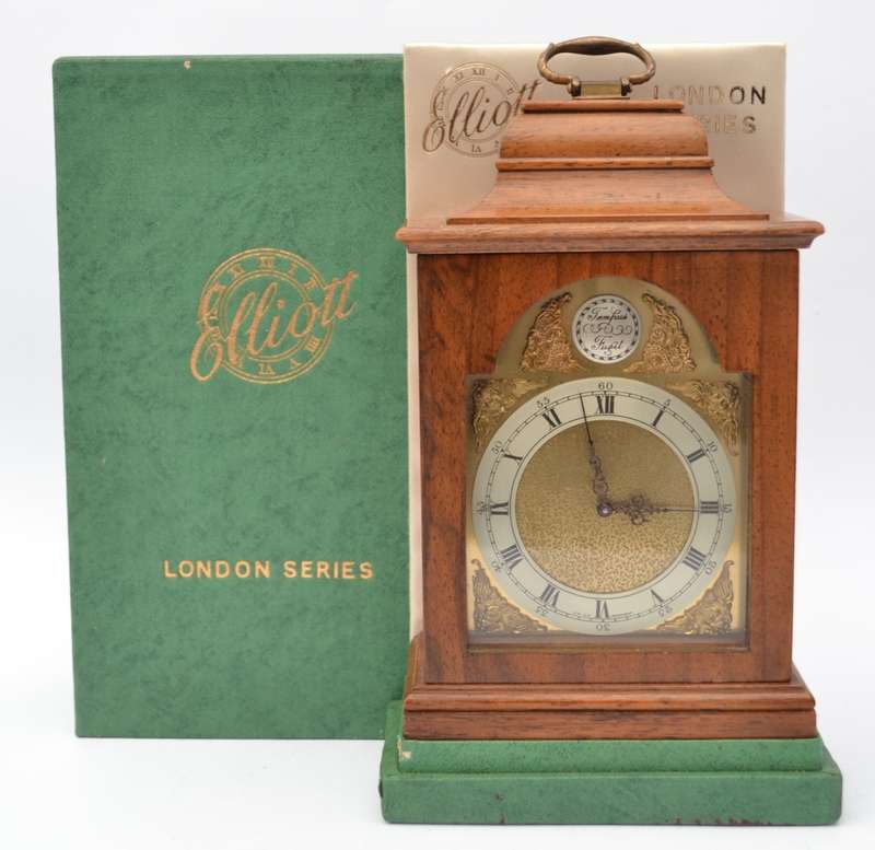 Tempus Fugit Solid Wood Mechanical mantle Clock made in England as per photo