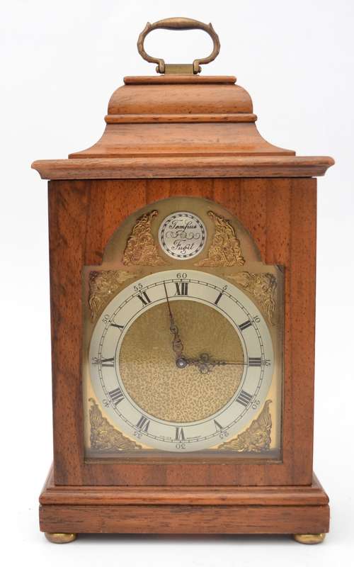 Tempus Fugit Solid Wood Mechanical mantle Clock made in England as per photo
