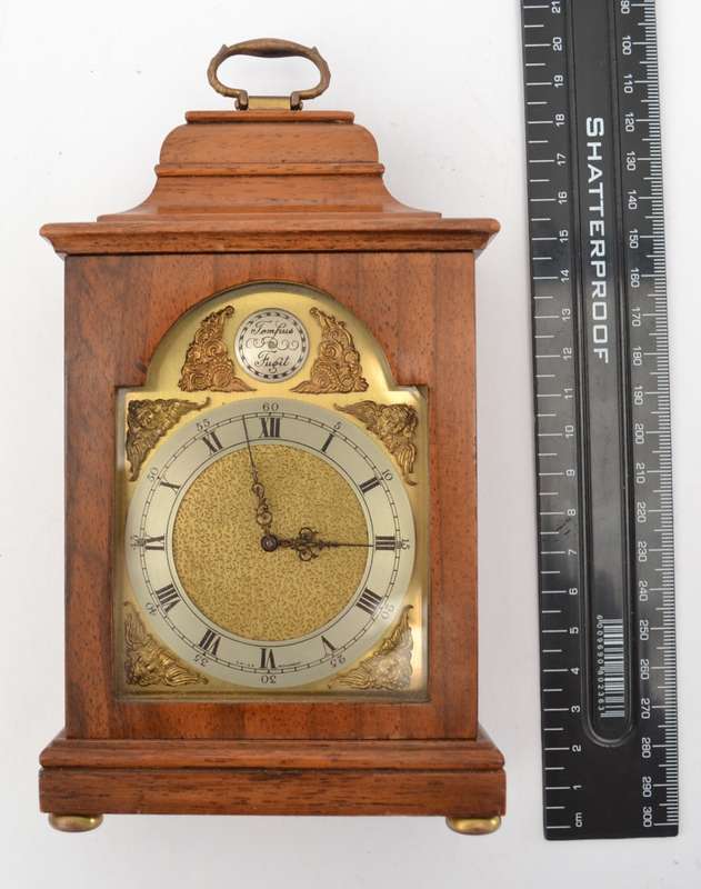 Tempus Fugit Solid Wood Mechanical mantle Clock made in England as per photo