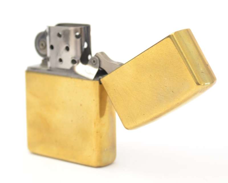 Imported Beer Brass Zippo Lighter in case as per photo