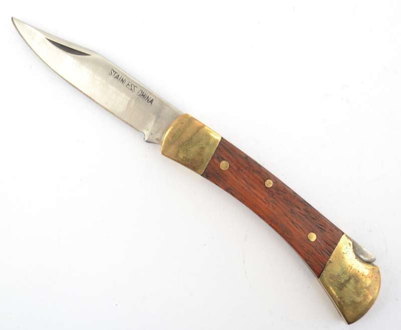 Stainless Steel Blade Pocket Knife as per photo