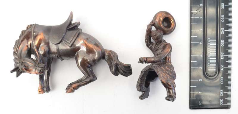 Bronze Rodeo Cowboy Figurine weight 160g as per photo
