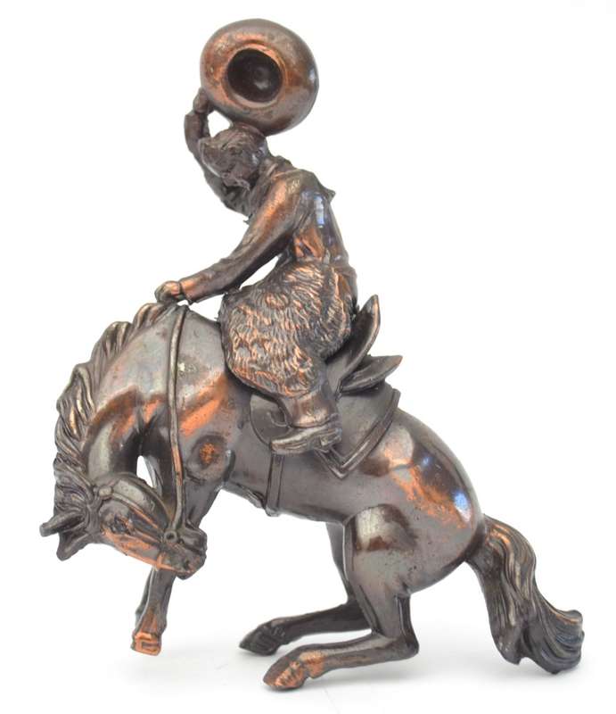 Bronze Rodeo Cowboy Figurine weight 160g as per photo