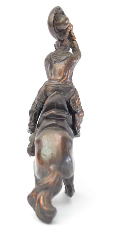 Bronze Rodeo Cowboy Figurine weight 160g as per photo
