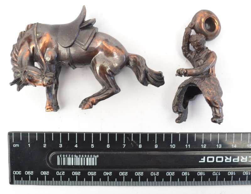 Bronze Rodeo Cowboy Figurine weight 160g as per photo