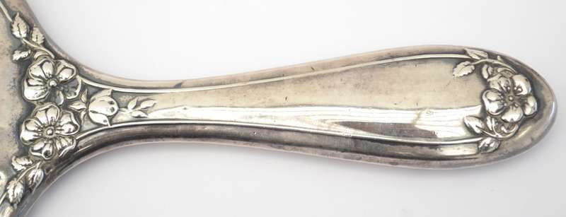 Vintage Sterling Silver Hallmarked Mirror as per photo