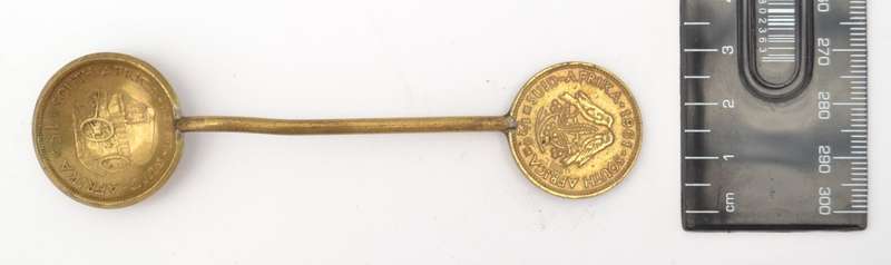 Vintage SA Coin Spoon