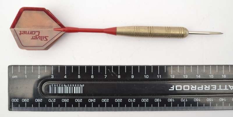 Vintage Unicorn Darts, set of 3 including 1 flight in box as per photo