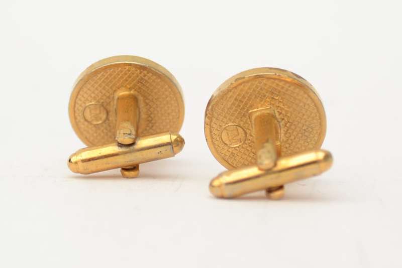 Standard Bank Gold Colour Cufflinks as per photo