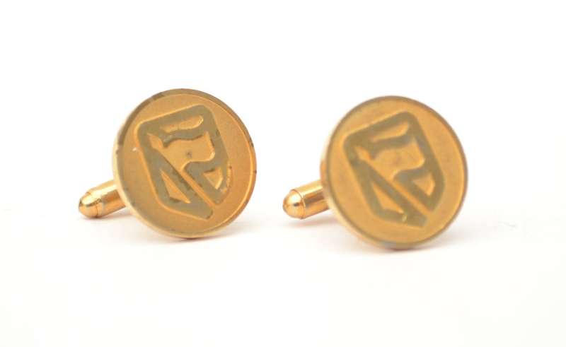 Standard Bank Gold Colour Cufflinks as per photo