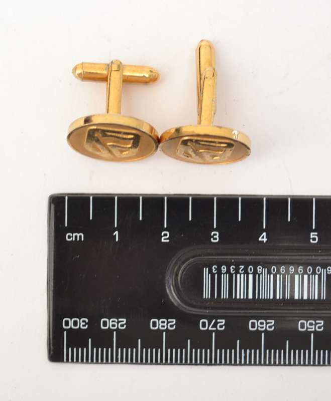 Standard Bank Gold Colour Cufflinks as per photo