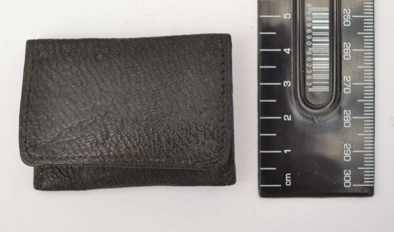 Antique Genuine Leather Coin Pouch as per photo