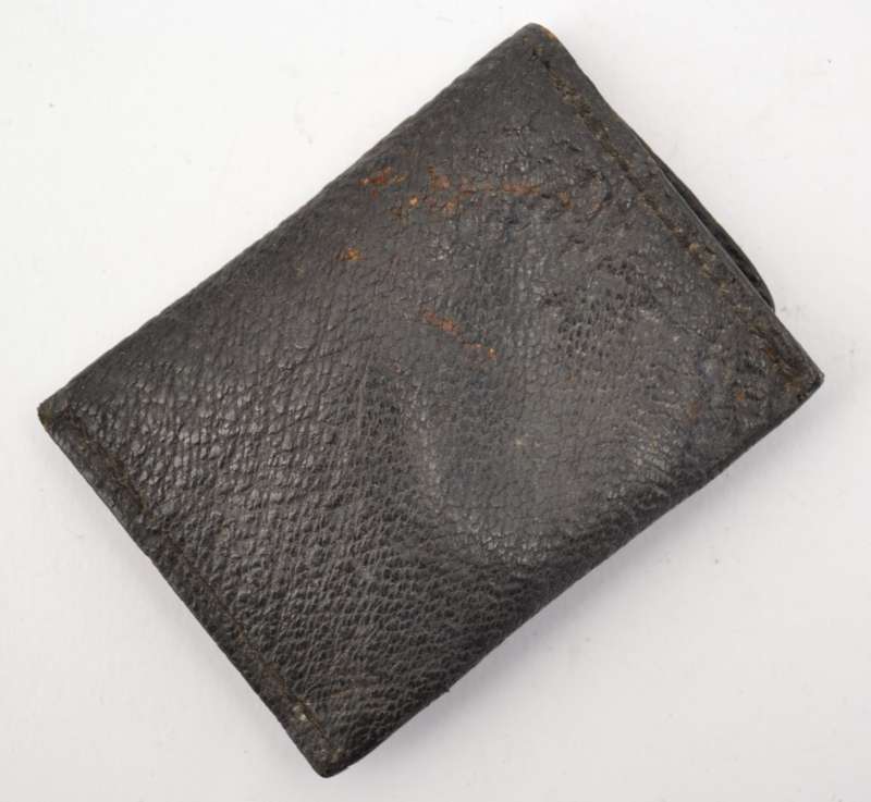 Antique Genuine Leather Coin Pouch as per photo