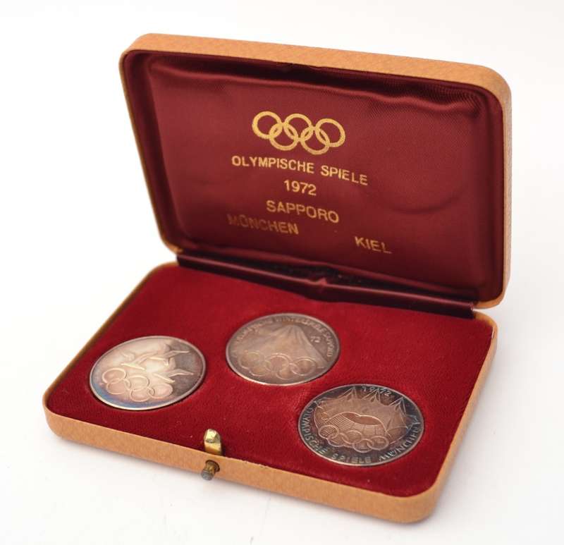 1972 Olympics Silver Coin Set total weight 39g as per photo