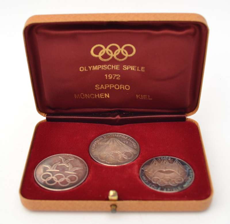 1972 Olympics Silver Coin Set total weight 39g as per photo