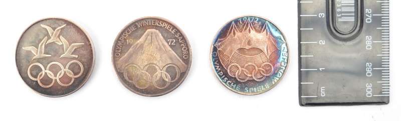 1972 Olympics Silver Coin Set total weight 39g as per photo