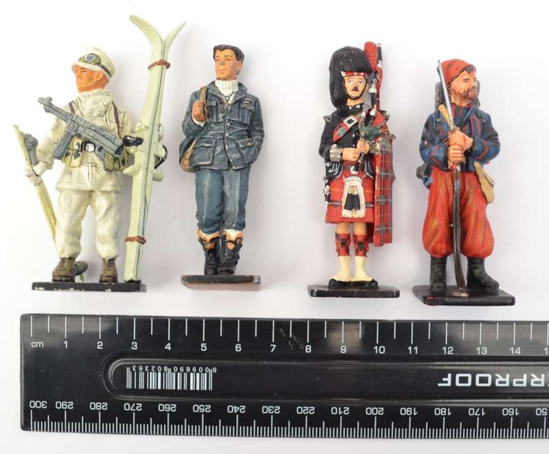 Lot of 4 Del Prado Men at War Figurines