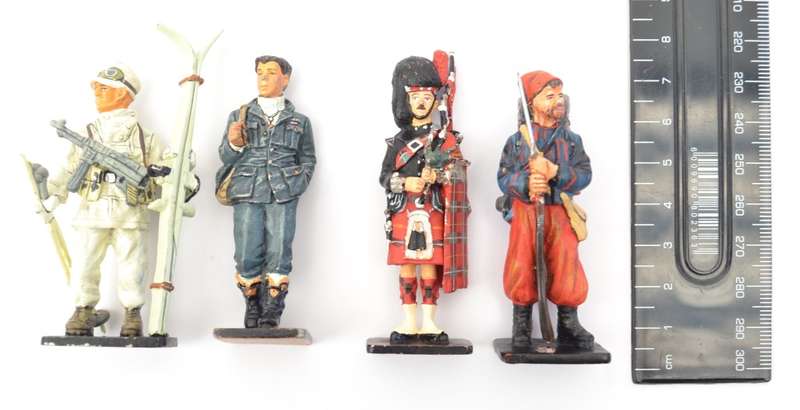 Lot of 4 Del Prado Men at War Figurines