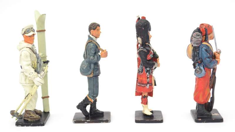 Lot of 4 Del Prado Men at War Figurines