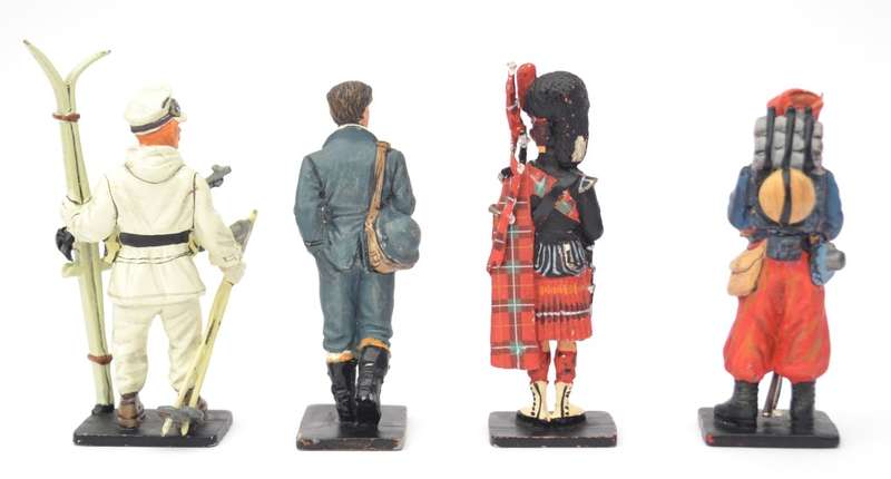 Lot of 4 Del Prado Men at War Figurines