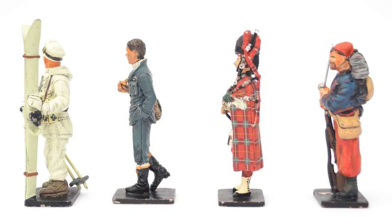 Lot of 4 Del Prado Men at War Figurines