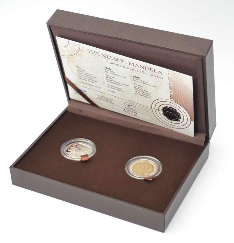 Nelson Mandela R5 Coin Set