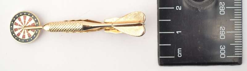 Gold Color Darts Tie Pin as per photo