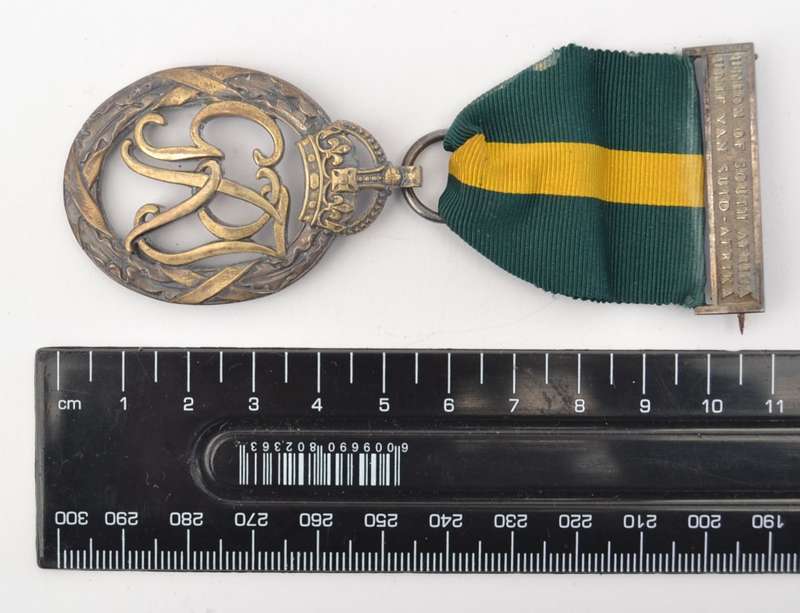 Union of South Africa Efficiency Medal issued to Kaptha Marals VSV as per photo