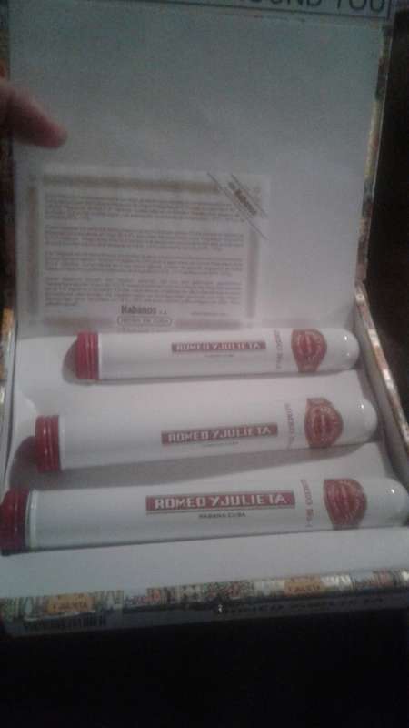 romeo y julieta cigars in case
