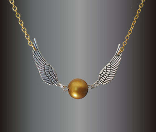 Harry Potter Golden Snitch Necklace