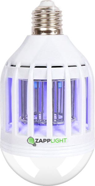 ZappLight Energy Saving LED Lightbulb and Mosquito and Fly Zapper