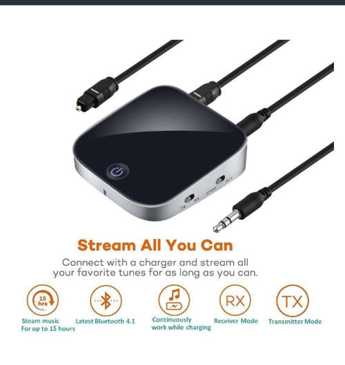 Bluetooth 2 in 1 Transmitter and Receiver