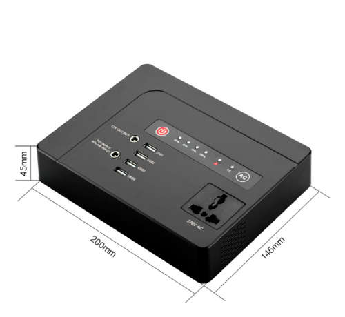 Powerbank Inverter 220V 200W 42000mah Pure Sine Wave
