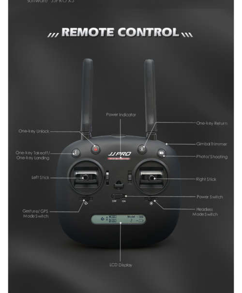 GPS Drone 300m-500m control distance
