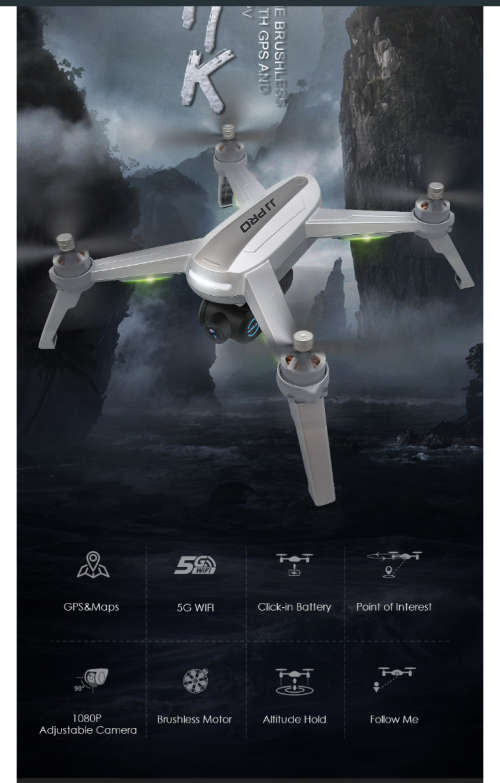 GPS Drone 300m-500m control distance
