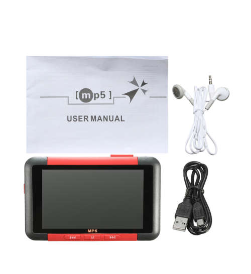 MP3 PLAYER (plays mp5, mp3, video, fm)