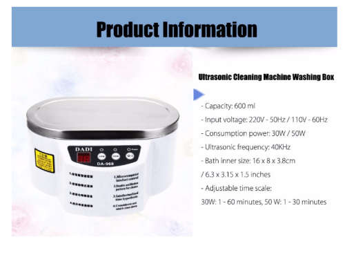 Ultrasonic Jewelry Cleaner