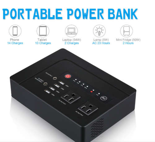 Powerbank Inverter 220V 200W 42000mah Pure Sine Wave