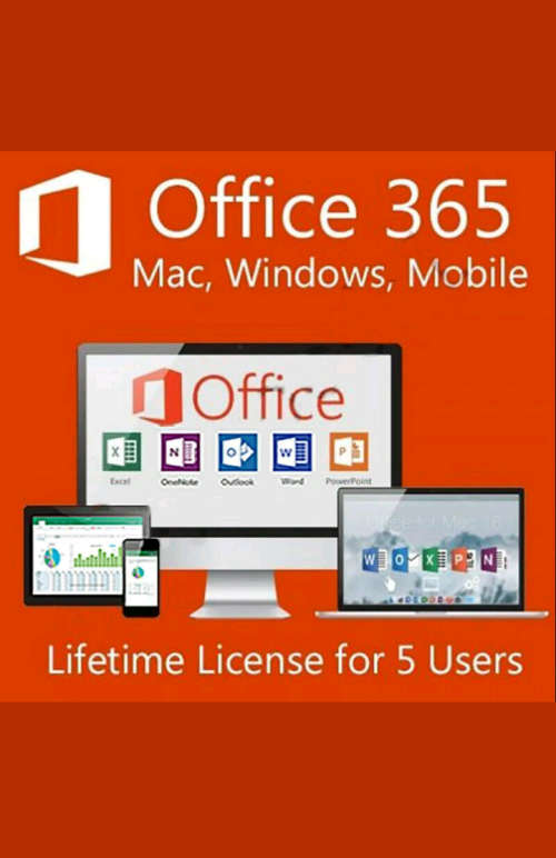 Microsoft Office 365 |5PC|5TB CLOUD|5 USERS