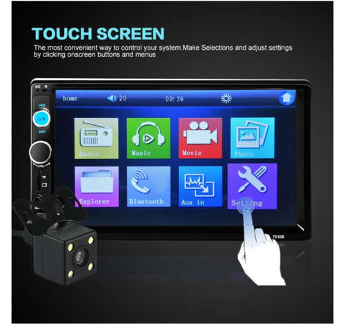 Car Radio with reverse Camera