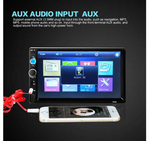 Car Radio with reverse Camera
