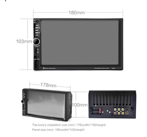 Car Radio with reverse Camera