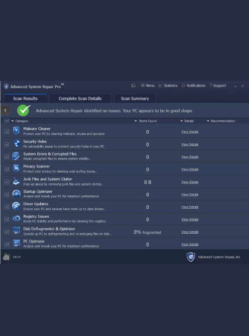 Advanced System Repair Pro Download + license