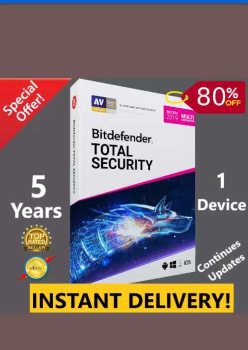 Bitdefender Total Security 2019|5Years|1 Device