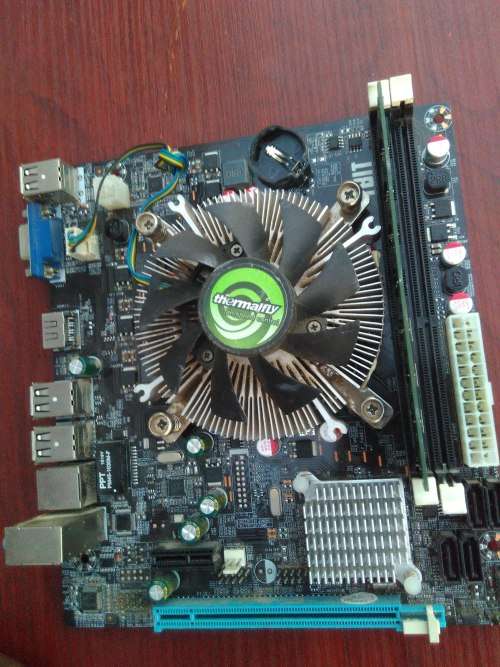 i3 motherboard mini TX with Processor + 2gb Ram ddr3