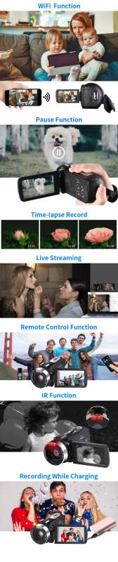 4K Video Camera WiFi Control App