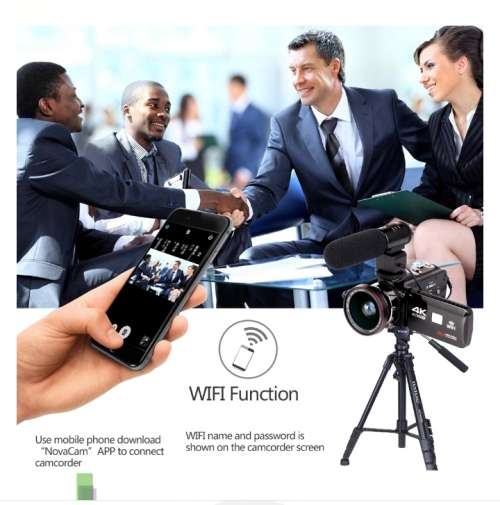 4K Video Camera WiFi Control App