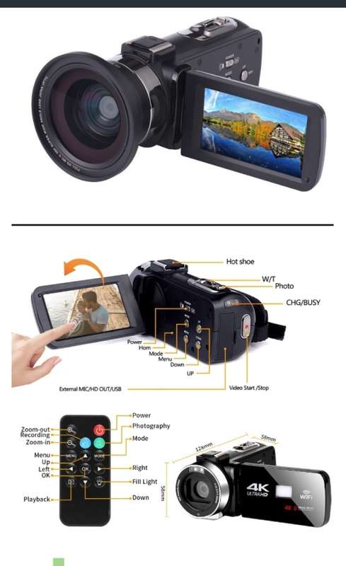 4K Video Camera WiFi Control App